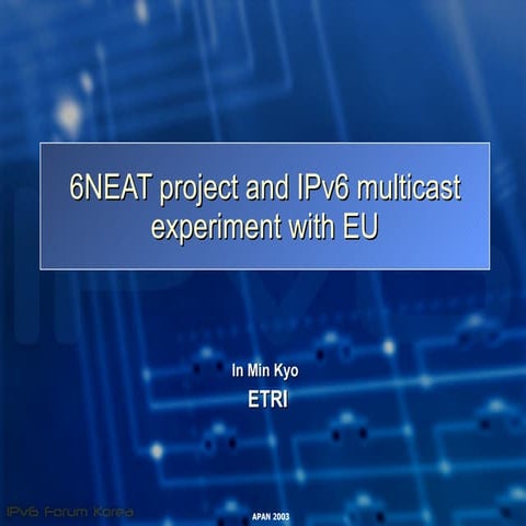 6NEAT project and IP..