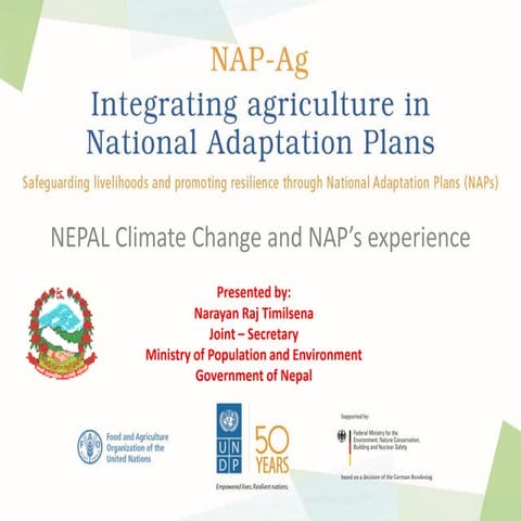 Steps of Local Adaptation Plan of Action (LAPA Process) in Community ...