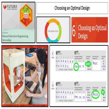Choosing An Optimal Design