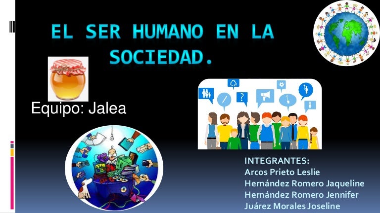 6o. g el ser humano en la sociedad