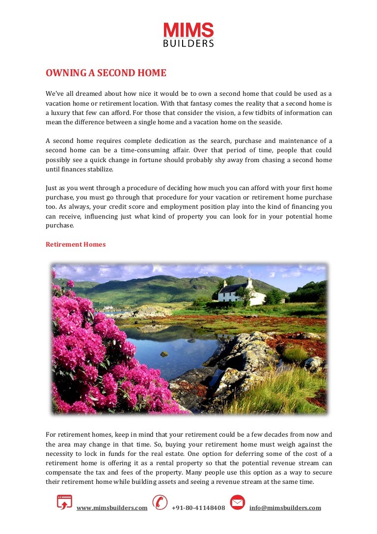 how much second home can i afford