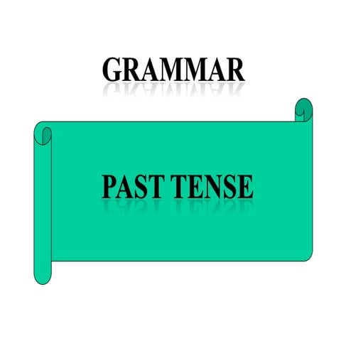 Simple Past Tense Rules for Primary