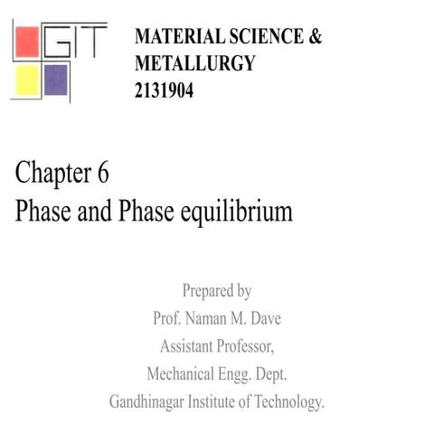 6 phase and phase equilibrium chapter