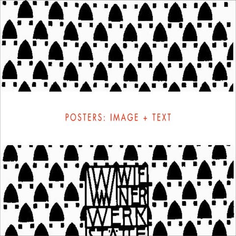 DESIGNING POSTERS (Intro to GD, Wk 6)