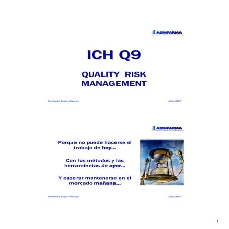 6 presentacion ich-q9 | PDF