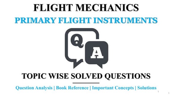 Sideslip | Flight Mechanics | GATE Aerospace | PPT