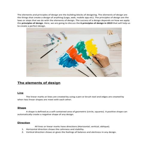 6 principles of design in 2019