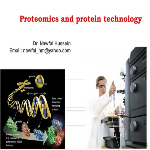 proteomics and protein technology
