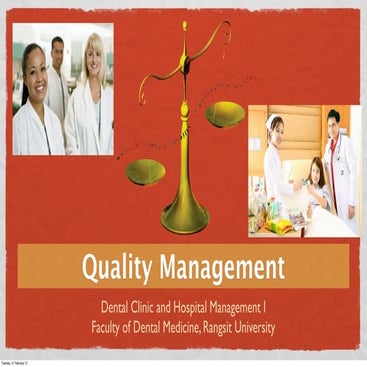 Lesson 7 Quality Management