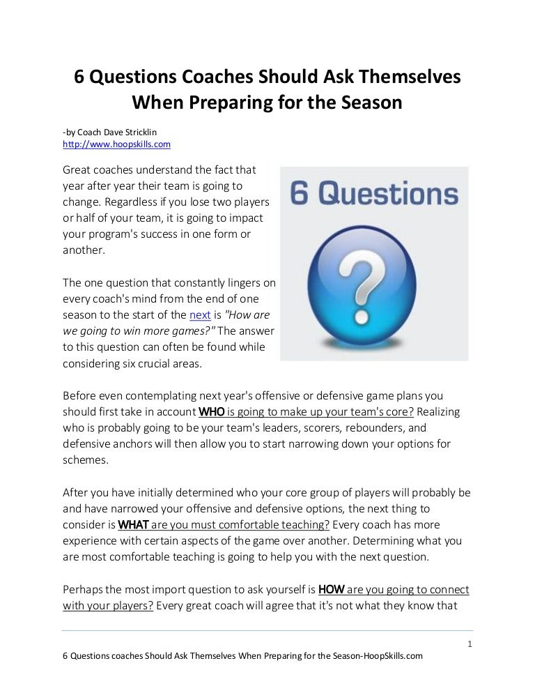 6 questions basketball coaches should ask themselves when preparing f…