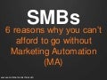 6 Reasons why you can't afford to go without Marketing Automation