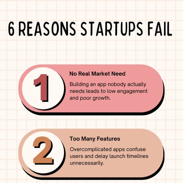 6 Critical Reasons Why Startups Fail and How to Avoid Them | PDF