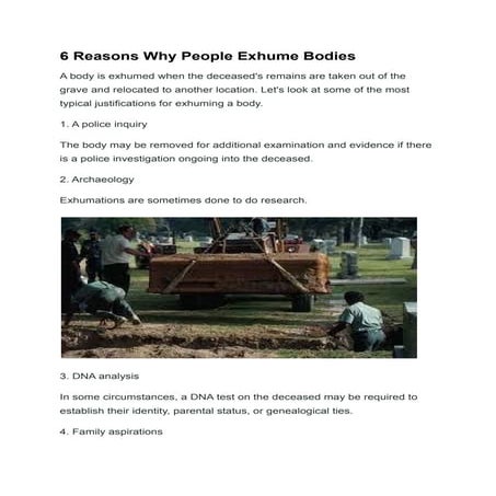 What are the basic reasons for exhuming the body.pdf