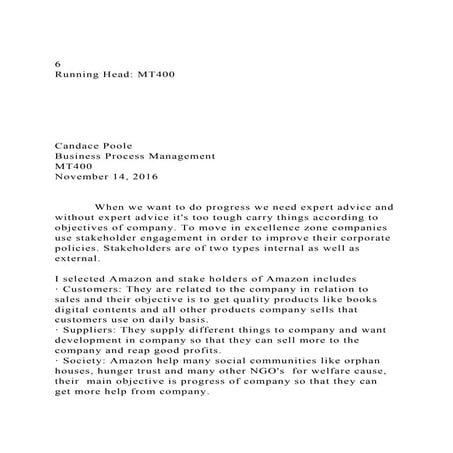 6Running Head MT400Candace PooleBusiness Proces.docx