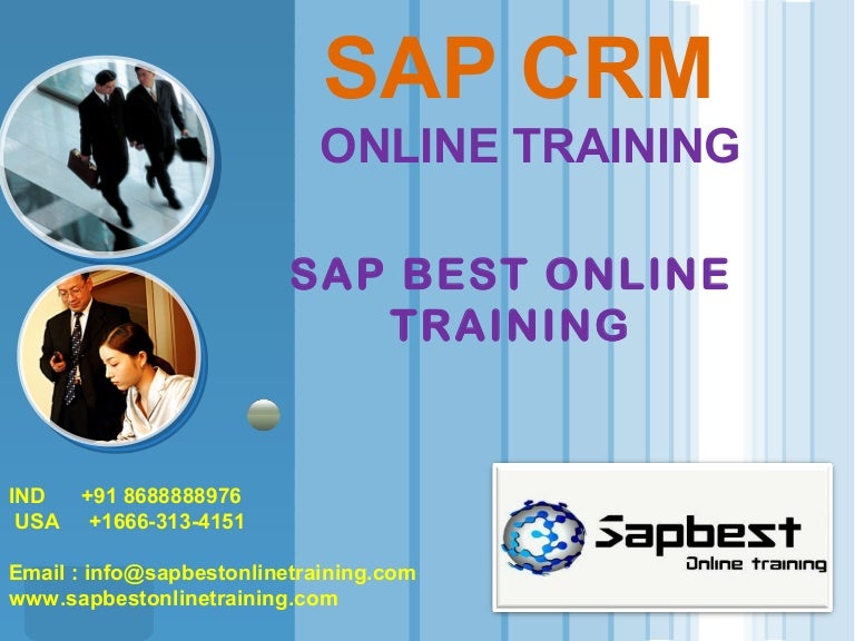 CRM ONLINE TRAINING CRM Project Support CRM Certification Training
