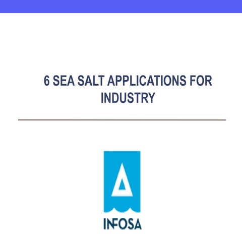 6 sea salt applications for industry