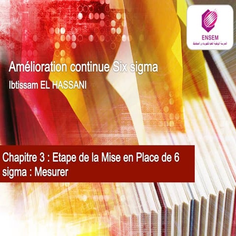 6sigma ibtissam el hassani-chapitre3