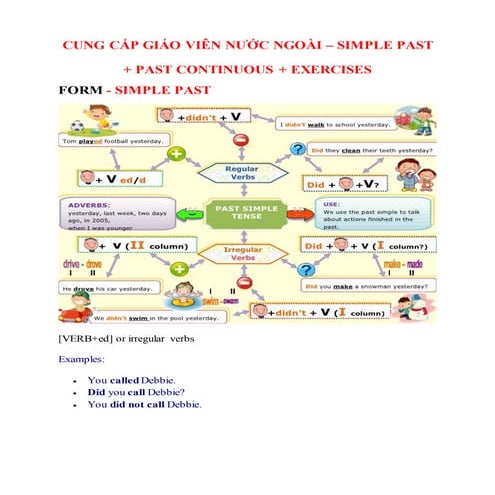 Cung cấp giáo viên nước ngoài - 12 tenses in English - Part 2