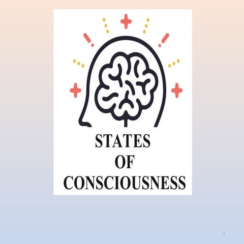 Psychology and Counselling STATES OF CONSCIOUSNESS.ppt