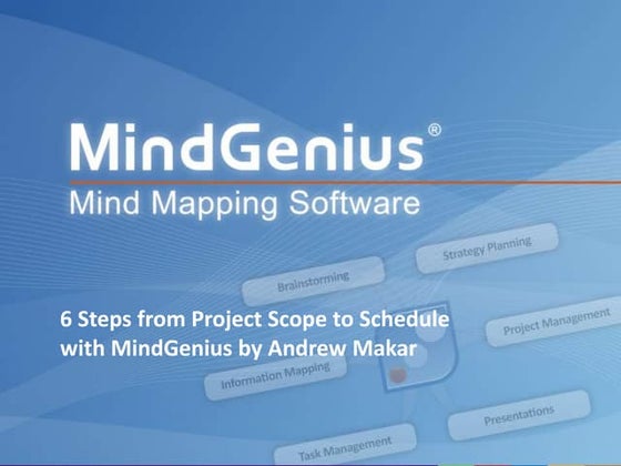 6 Steps from Project Scope to Schedule