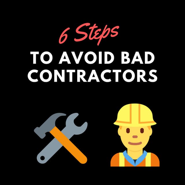 6 Steps to Avoid Bad Contractors PDF