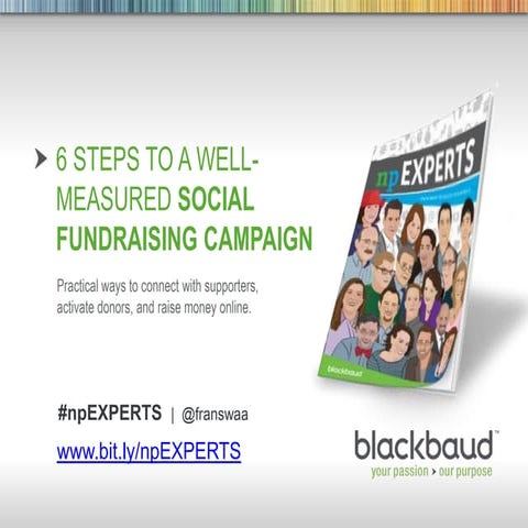 6 Steps to a Well-Measured Social Fundraising Campaign by @Kanter