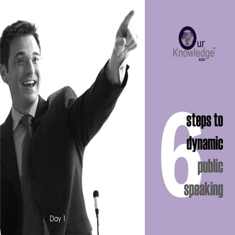 6 Steps to Dynamic Public Speaking