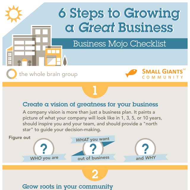 6 Steps to Growing a Great Business