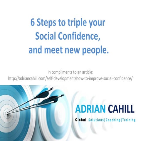 6 steps to triple your social confidence and meet new people