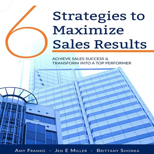 6 Strategies to Maximize Sales Results eBook
