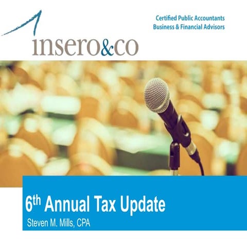 6th Annual Tax Update