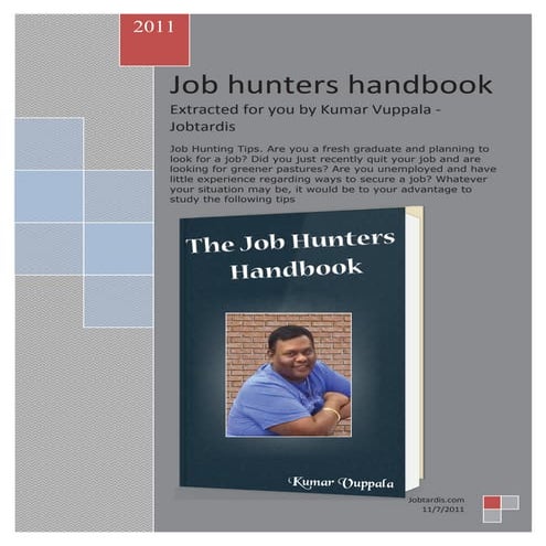 The Job Hunters Handbook