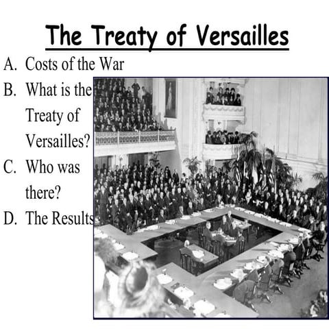 14 Points and Treaty of Versailles Comparison.pptx