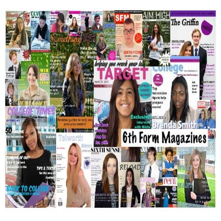 6th Form Magazine Mood Board