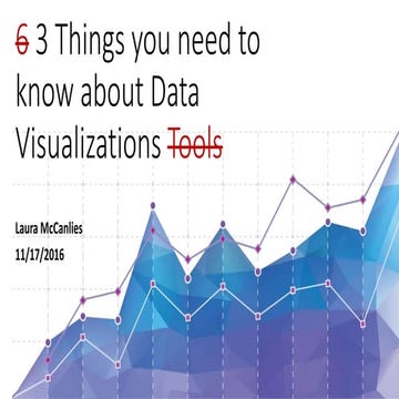 6 things to know about data vizualizations