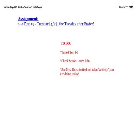 6th math c1 -march13