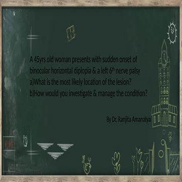 Approach to a case of sixth nerve palsy.pptx