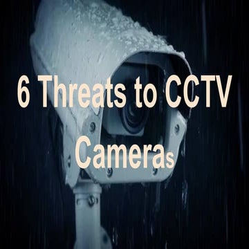 6 threats to cctv cameras