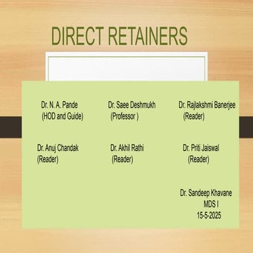 6th seminar on direct retainer.coxlyxyoxogxohxyppptx