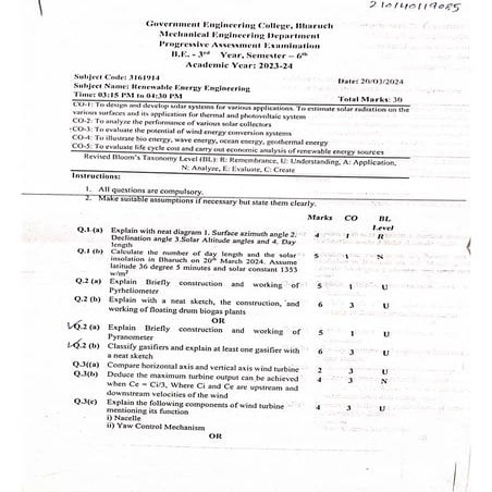 6th sem mid-sem papers.pdf 6 th sem this | PDF