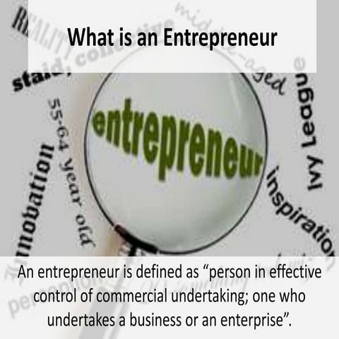 Scope and Challenges of Entrepreneur