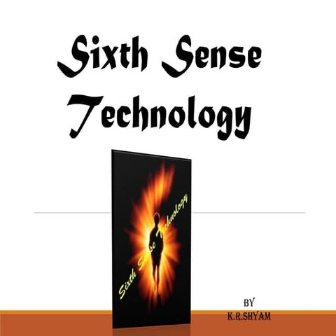 6th sense technology