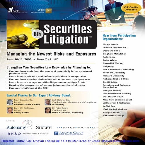 6th Securitylitigation Dpt
