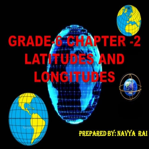 6th std Social Science- Geography   ch- 2 Latitudes and Longitudes