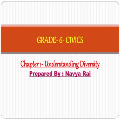 6th std social science c 1 understsnding diversity.. navya rai