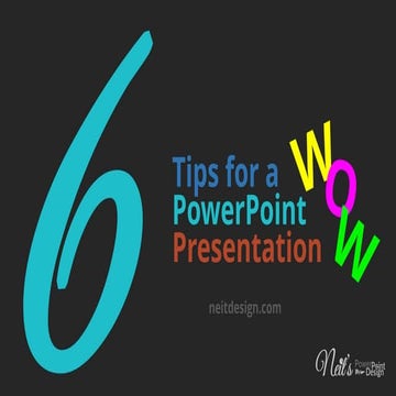 How to Make A WoW Presentation | PPTX