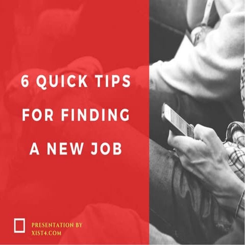 6 tips for finding a new job