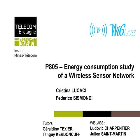 Energy consumption study of a WSN using 6TiSCH architecture
