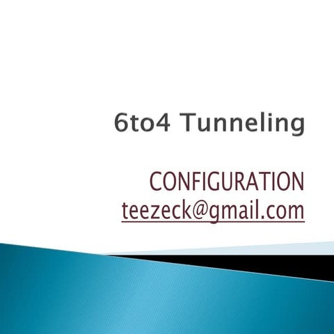 6to4tunnel sample config