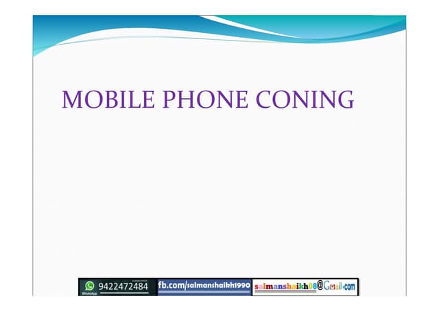 52 mobile phone cloning